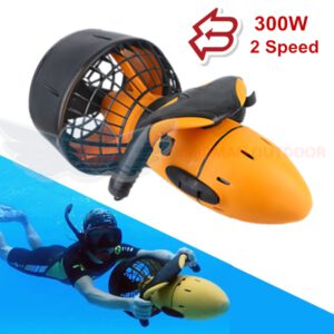 Waterproof 300W Electric Underwater Scooter Water Sea Dual Speed Propeller Diving Scuba Scooter Water Sports Equipment