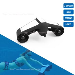 Electric Underwater Scooter Sea Sport Trident Water Two Speed Waterproof Propeller Diving Pool Scooter Water Sports Equipment