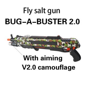 Pistola de sal Bug A Salt 2.0 & 3.0 Gun Salt Pepper Bullets Blaster Airsoft for Bug Blow Gun Mosquito Model Toy Gun Xmas Gift